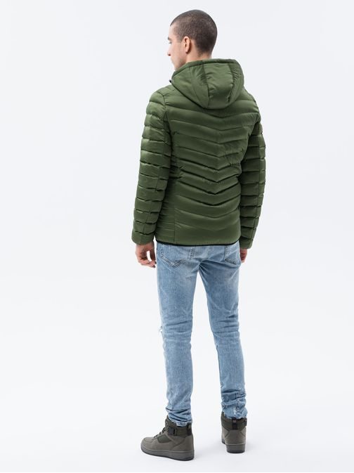 Zöld steppelt dzseki  C368