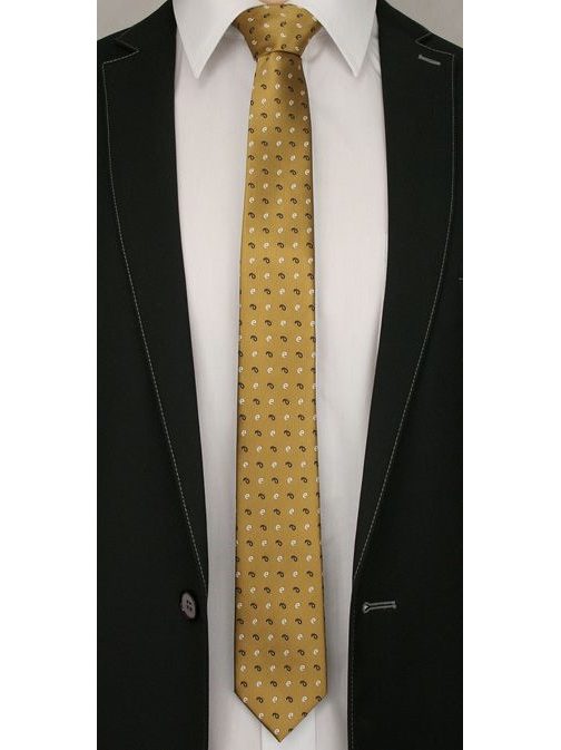 Elegáns arany mintás nyakkendő  Alties