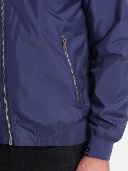 Sötétkék bomber dzseki C439