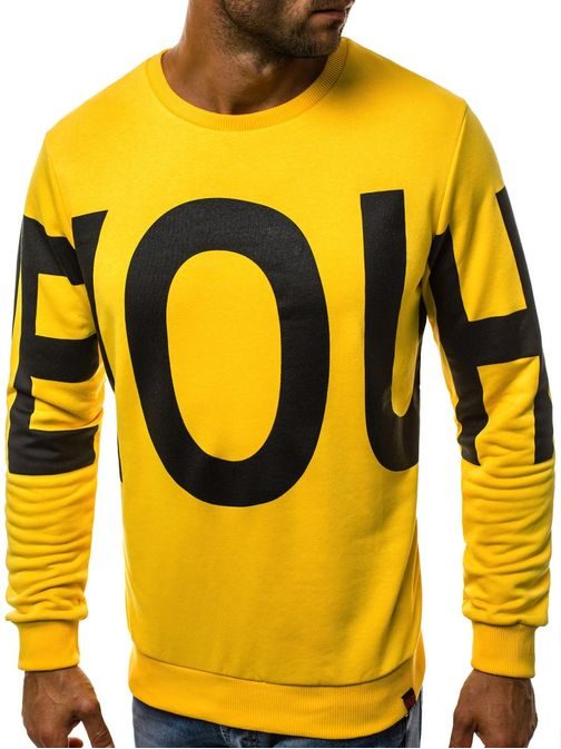 Vidám sárga pulóver A/0968