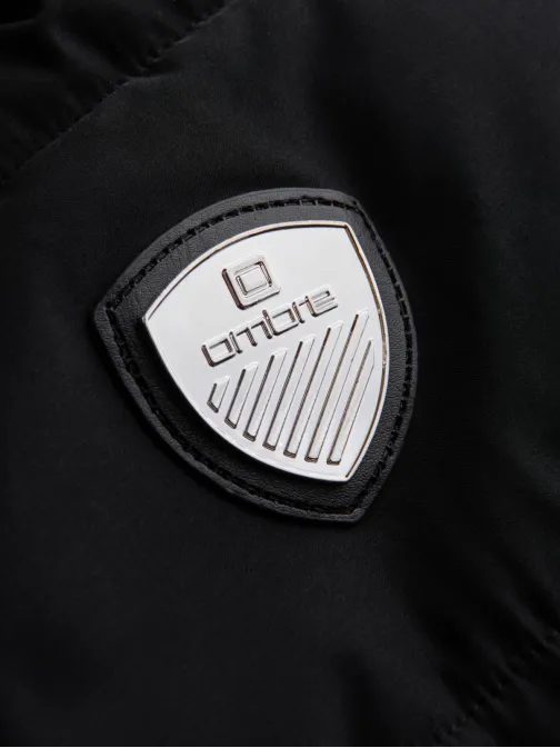 Stílusos fekete bomber dzseki  V1 OM-JALP-0143
