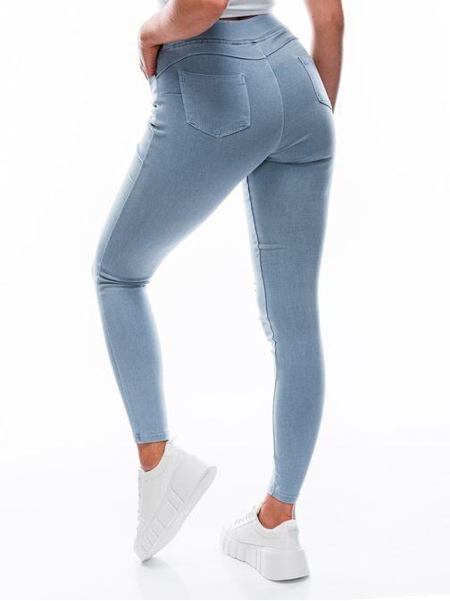 Különleges világoskék női jeggings PLR148