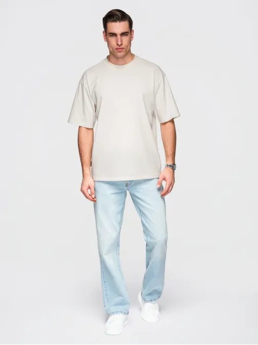 Három csomag vegyes oversize póló fehér/fehér/fekete TSBC-0291