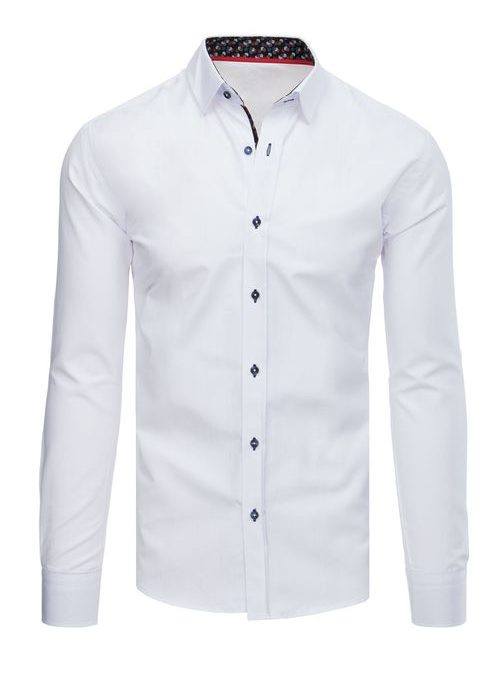 Vonzó fehér szűkített ing