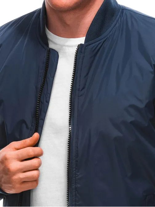 Eredeti sötét kék bomber dzseki  C532