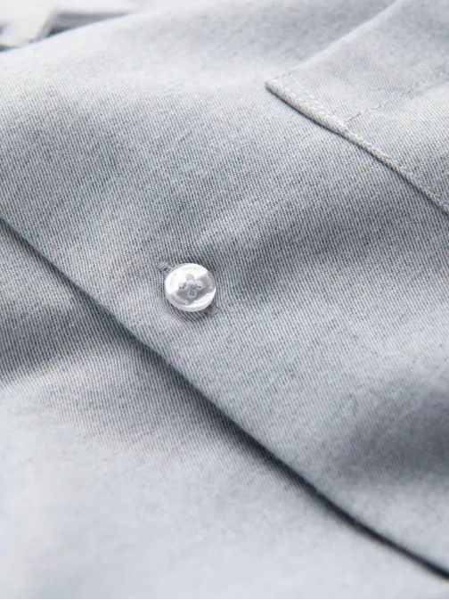 Férfi meliert szürke ing mellzsebbel V2 K694