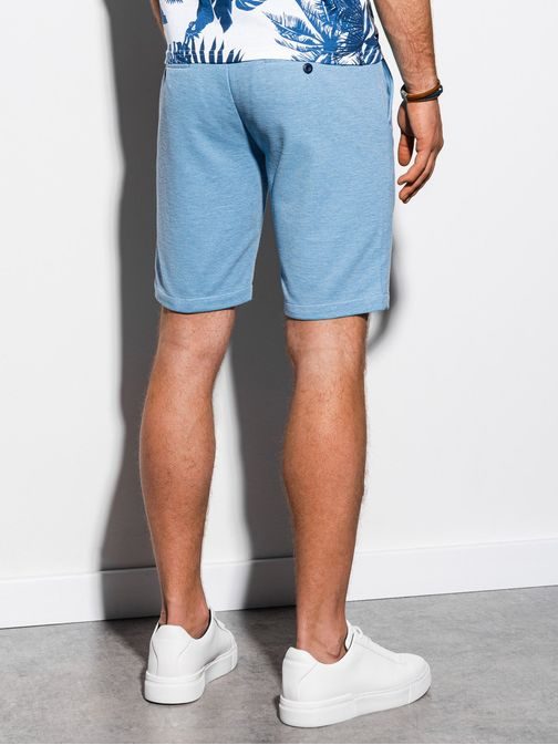 Kényelmes halvány kék rövid nadrág W224