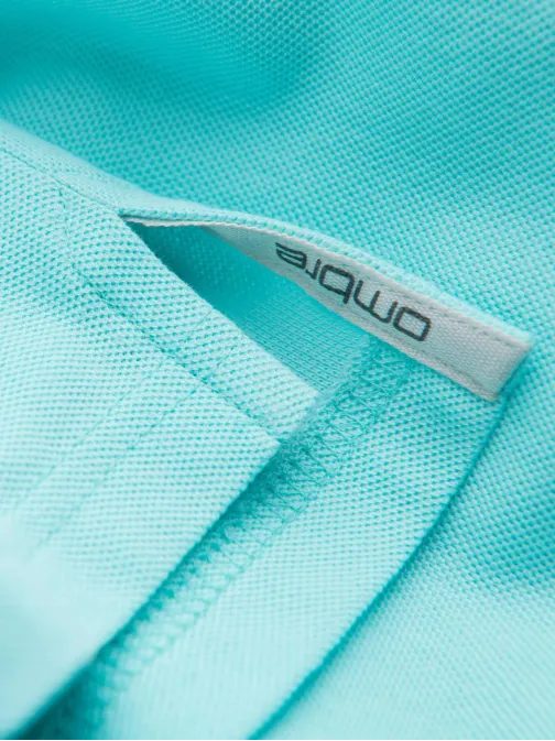 Pamut egyszínű pólóing férfiaknak menta v18 om-pobs-0100