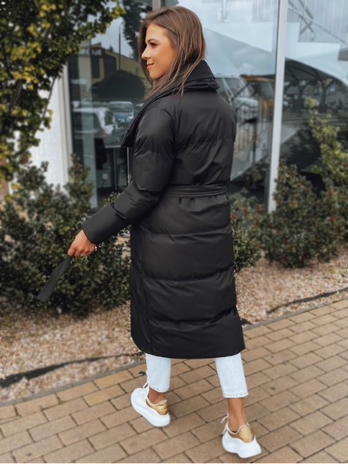 Női hosszú steppelt kabát Favi