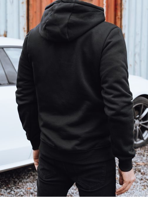 Fekete férfi pulóver ICON felirattal