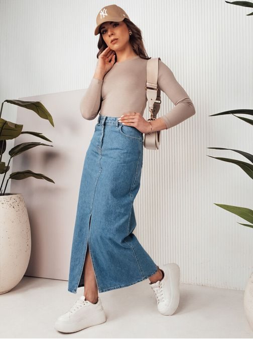 Kék maxi farmer szoknya Virton