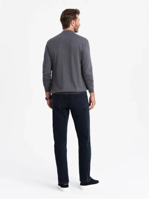 Trendi szürke melírozott félgarbó V3 SWTN-0100