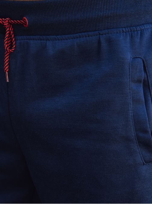 Férfi dizájner melegítőnadrág kék színben