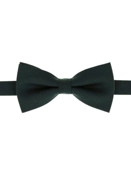 Férfi sötétzöld gyapjú csokornyakkendő