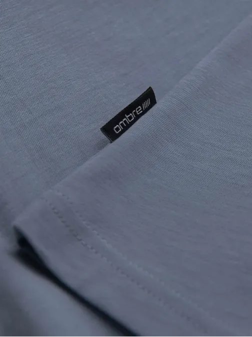 Sötétkék pamut póló V18 TSBS-0146