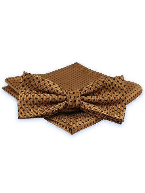 Barna pöttyös mintás csokronykkendő