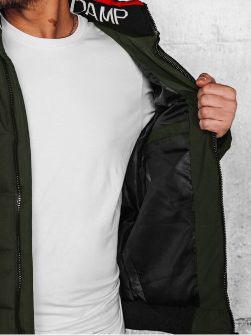 Zöld trendi steppelt dzseki