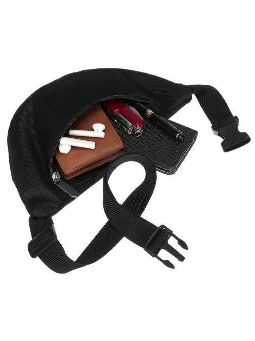 Alap fekete férfi deréktáska