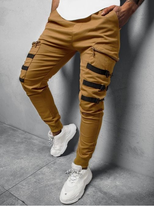 Camel színű  jogger nadrág G/11132