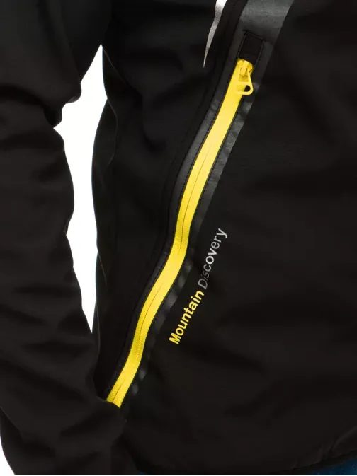 Trendi fekete  softshell  dzseki