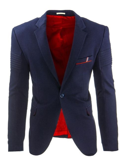 Sötét kék férfi zakó