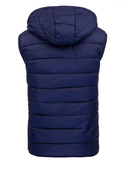 Sötét kék férfi mellény