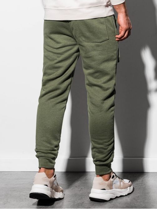 Kényelmes khaki zöld melegítő jogger  P904