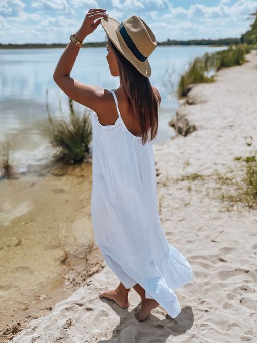 Divatos fehér női nyári ruha Elda