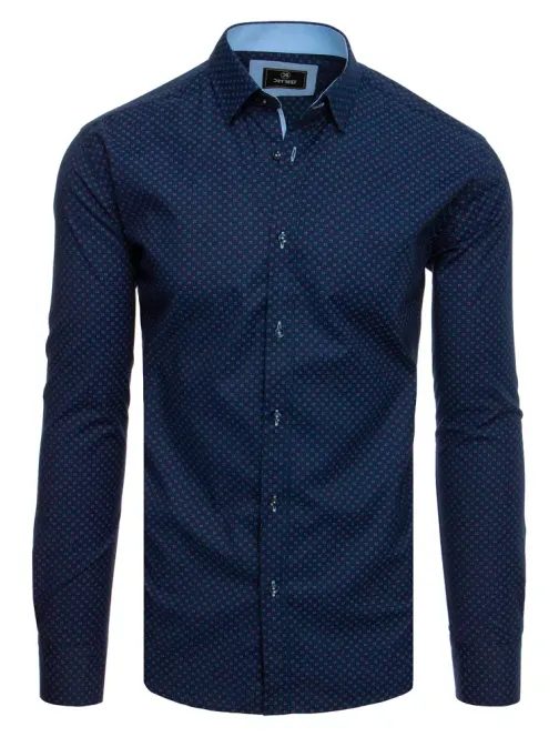 Elegáns sötét kék ing