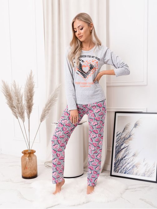 Eredeti szürke női pizsama ULR091