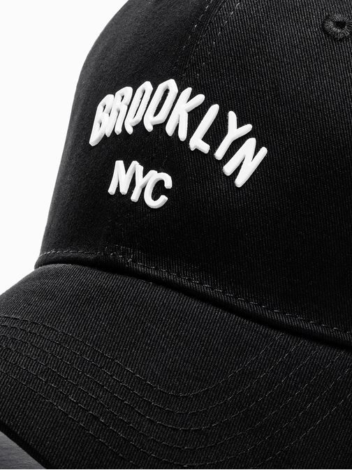 Modern fekete siltes sapka Brooklyn H150