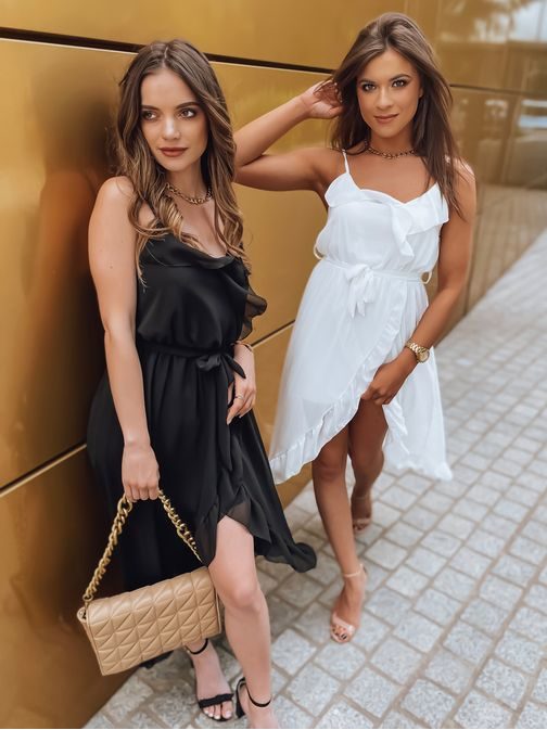 Szenzációs fehér könnyű nyári női ruha Maretta