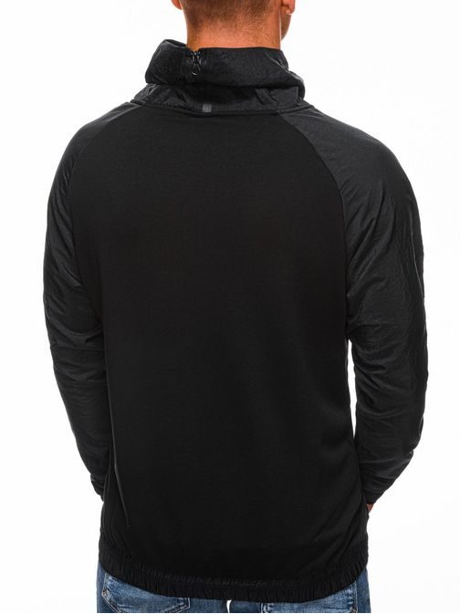 Trendi fekete pulóver B1327