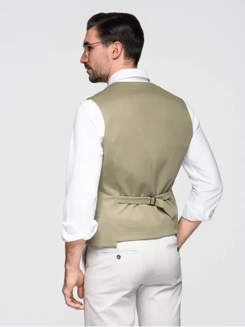 Modern olajbogyó elegáns mellény V1 BLZV-0144