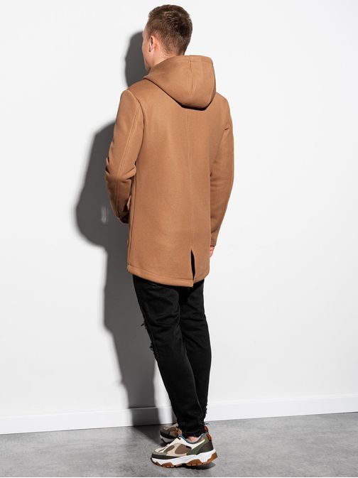 Látványos kabát barna színben C454