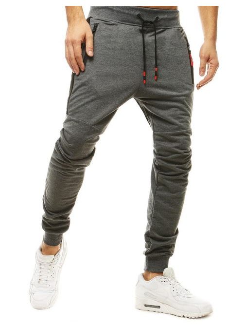 Sötét szürke melegítő nadrág