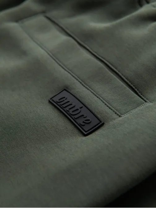 Olajzöld melegítőnadrág steppeléssel V4 OM-PASK-0281