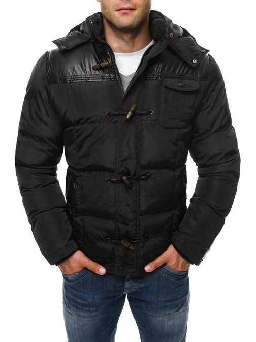 Egyedi fekete téli kabát Adrexx 26