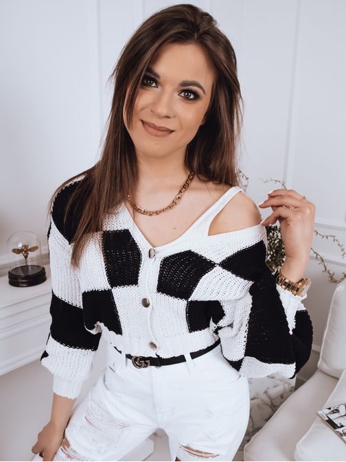 Gyönyörű fekete női szvetter Casie