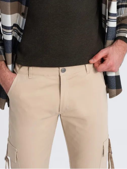 Férfi homokos cargo nadrág V2 PACG-0197