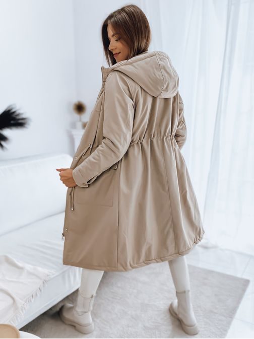 Divatos bézs női kabát Isla