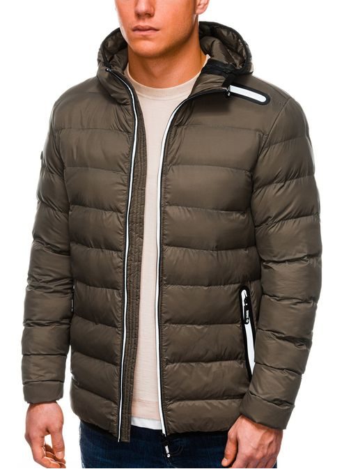 Őszi khaki színű dzseki C451