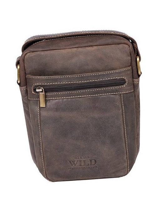 Barna válltáska WILD
