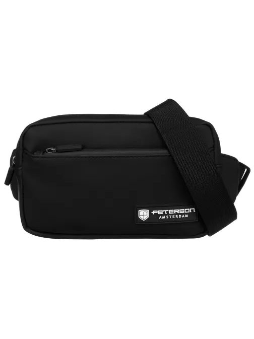 Stílusos fekete férfi táska