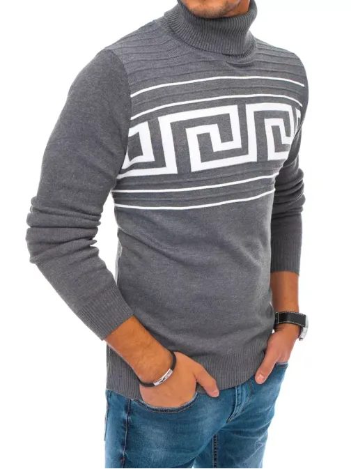 Sötét szürke mintás garbó