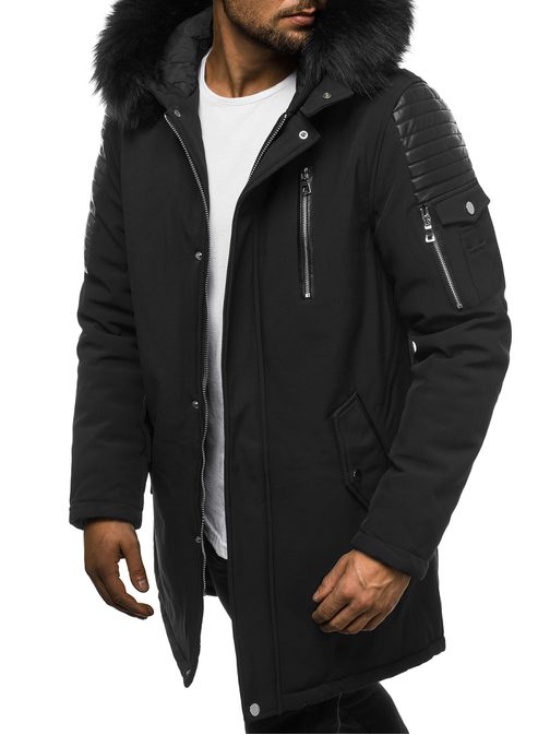 Fekete téli parka kabát N/5979