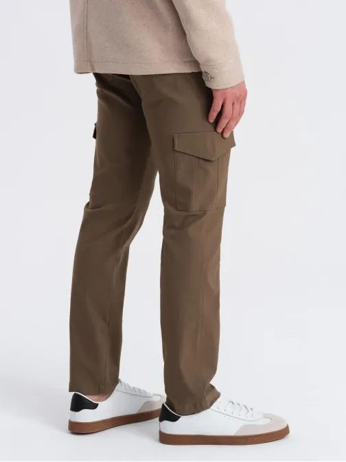 Oliva színű férfi cargo nadrág V2 PACG-0178
