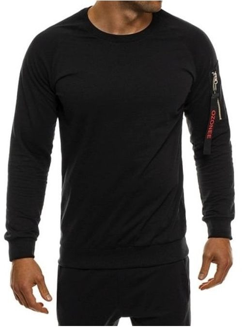 Eygszerű fekete pulóver 937