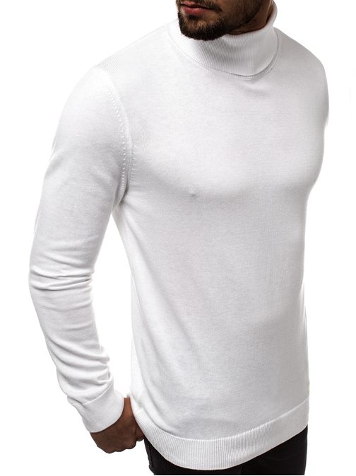 Fehér garbó nyakú pulóver  B/95008
