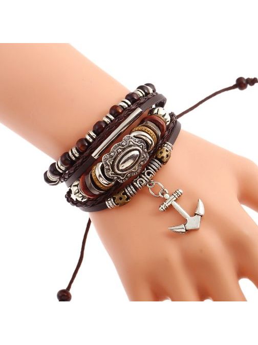 Karkötő szett horgony motívummal